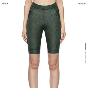 GANNI MESH BIKE SHORTS